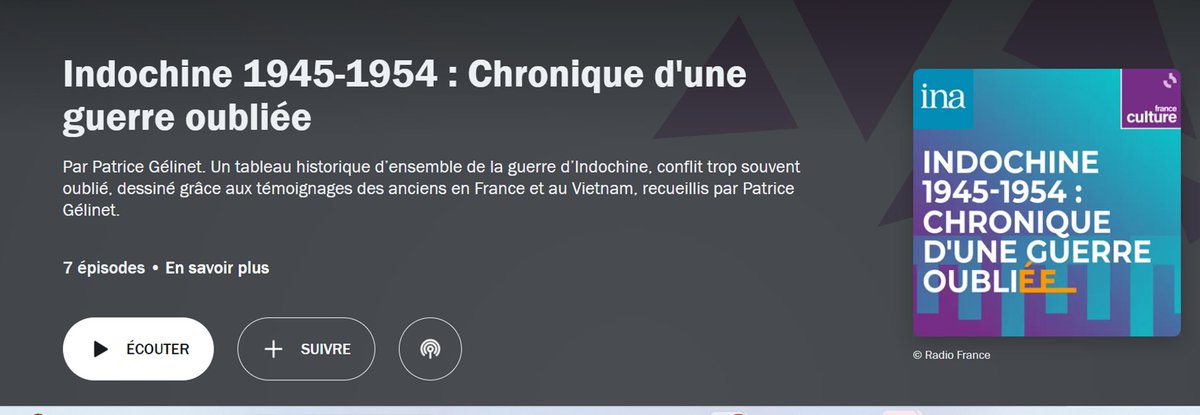 PodcastDecolo's tweet photo. Indochine, une guerre OUBLIEE, documentaire  sur France 2, diffusion le 1er mai.
Alors je sais bien que c les 70 ans de Dien Bien Phu, mais il faut peut-être mettre l'adjectif "oubliée" à la retraite en 2024, non?
Déjà, Henri de Turenne en 1982 et Patrick Gelinet en 1990..... https://t.co/IE4iquf6Kh