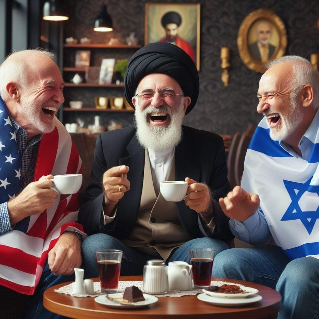 ايران واسرائيل وجهان لعملة واحده
#كلي_ثقه_في_السيسي
#لا_للتصعيد_بالمنطقه