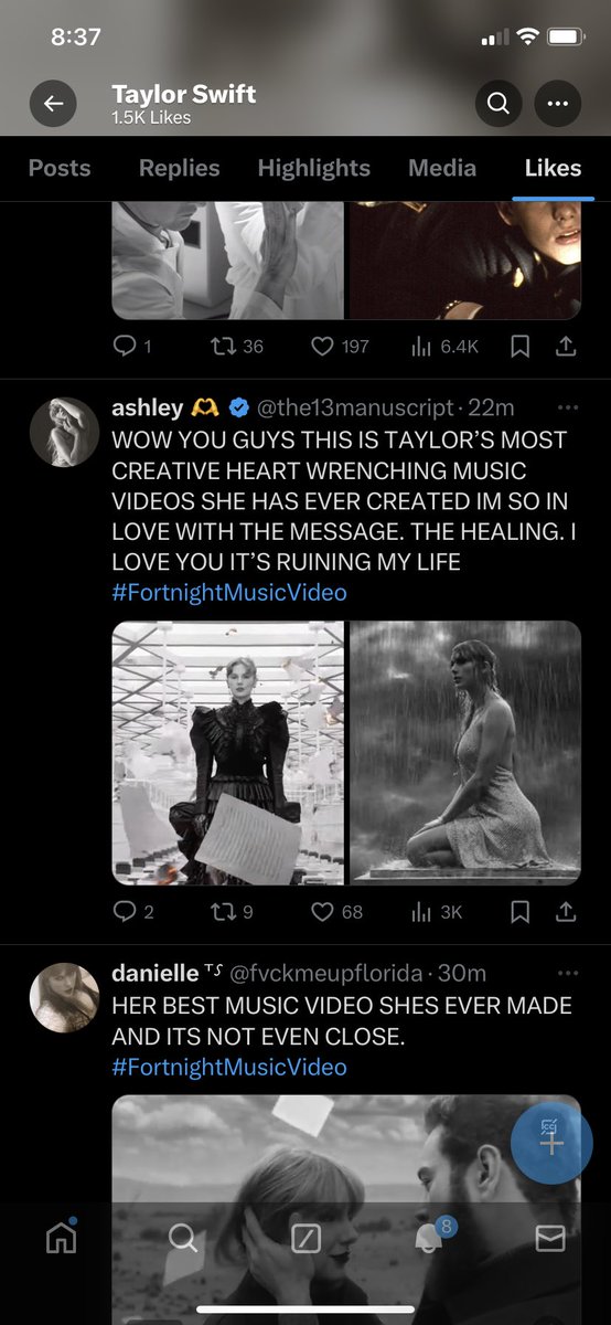 THE13MANUSCRIPT's tweet image. TAYLOR LIKED MY FUCKING TWEET IM FUCKING DEAD BYE
