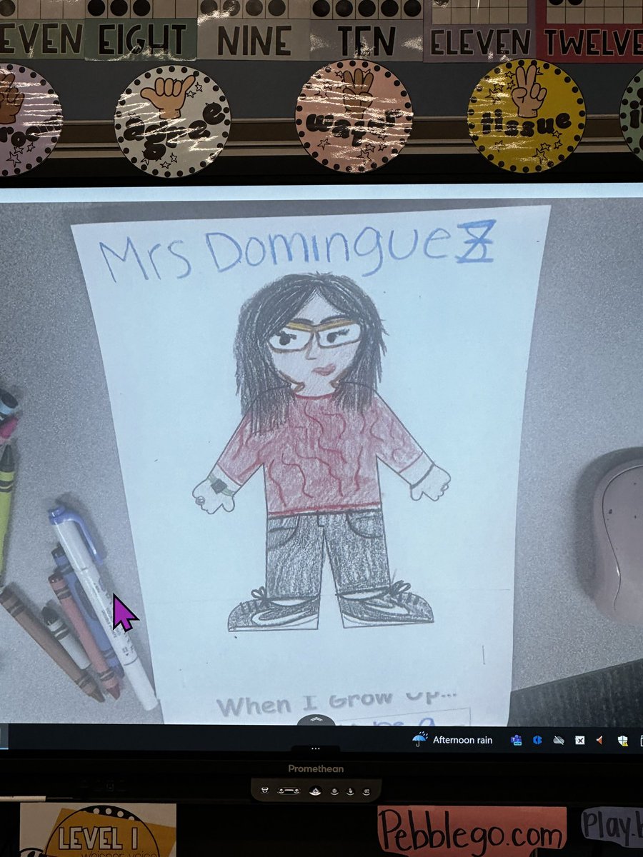 vmdominguez13's tweet photo. Fun Friday in 1st grade! Drawing and writing what they want to be when they grow up and singing about 3D shapes. It’s the little things like this that make my day. 🤗 @CFISD_Hancock https://t.co/YUJsp2Tuvf
