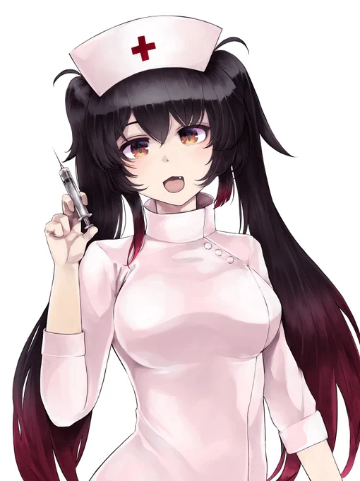 ふむふむ ナース服とな。#7starillust 