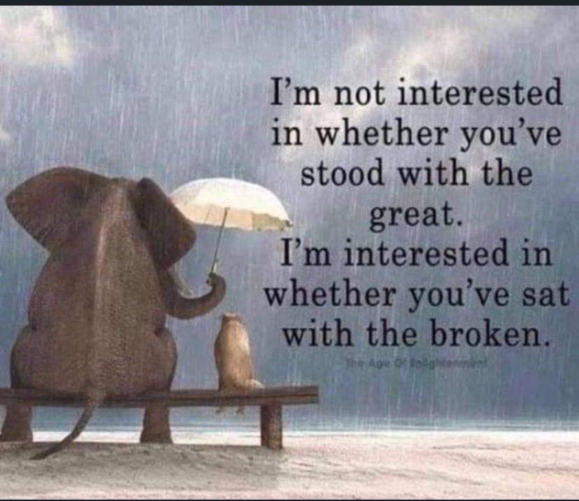 It's easy to measure one's worth by the company they keep, but true compassion lies in the moments spent with those who need it most. Instead of chasing fame or accolades, let's prioritize lending a helping hand to those who may feel forgotten or overlooked. #CompassionMatters