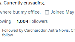 FaithAndAnger's tweet image. Oh hey, I'm past a thousand followers on this second account, thanks guys! =D

No you didn't see me post this on my main responding to this tweet, shut up