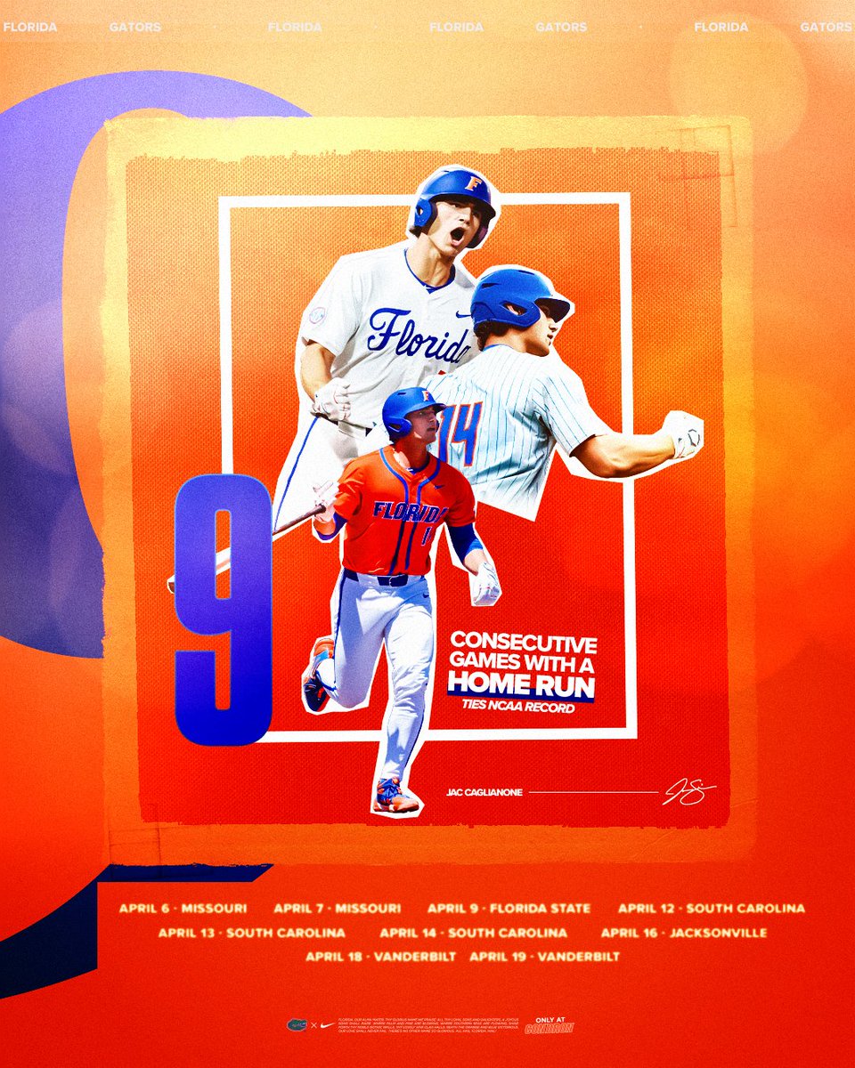 GatorsBB's tweet photo. HISTORY at The Hawk 📈

#GoGators https://t.co/fnBwFANyD4