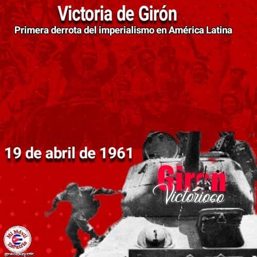 La victoria de Playa Girón fue una suma de miles de hechos heroicos de gente común de pueblo y soldados, milicianos,trabajadores,campesinos, protagonistas de esa gran epopeya. En alrededor de 66 horas fue abatida la agresión de Playa Girón por héroes y mártires #Cuba #CubaCoopera