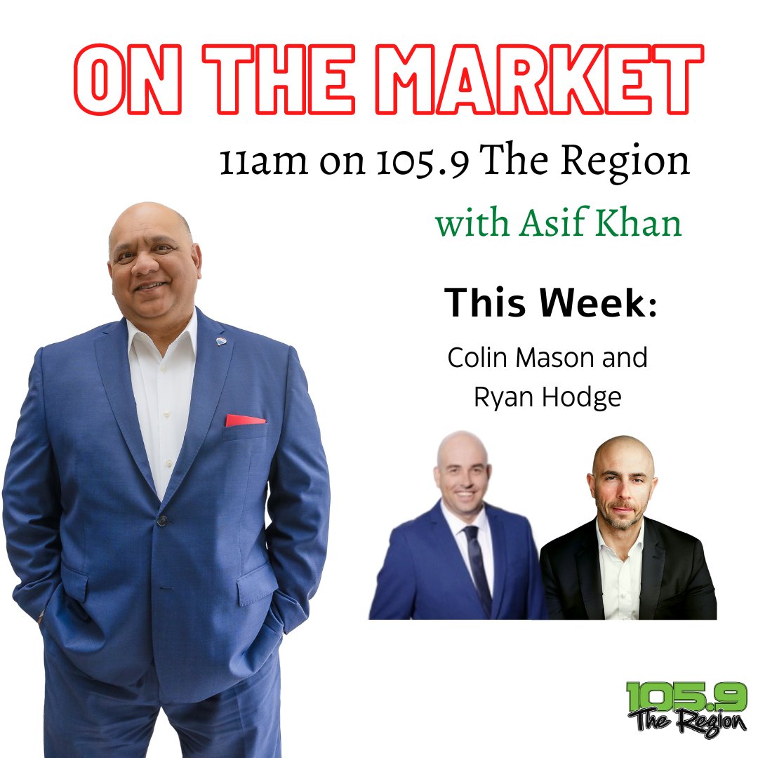 Don't miss #OnTheMarket at 11AM! @ReMaxAllStar is joined by Mortgage Broker Colin Mason and Ryan Hodge from The Realty Firm.