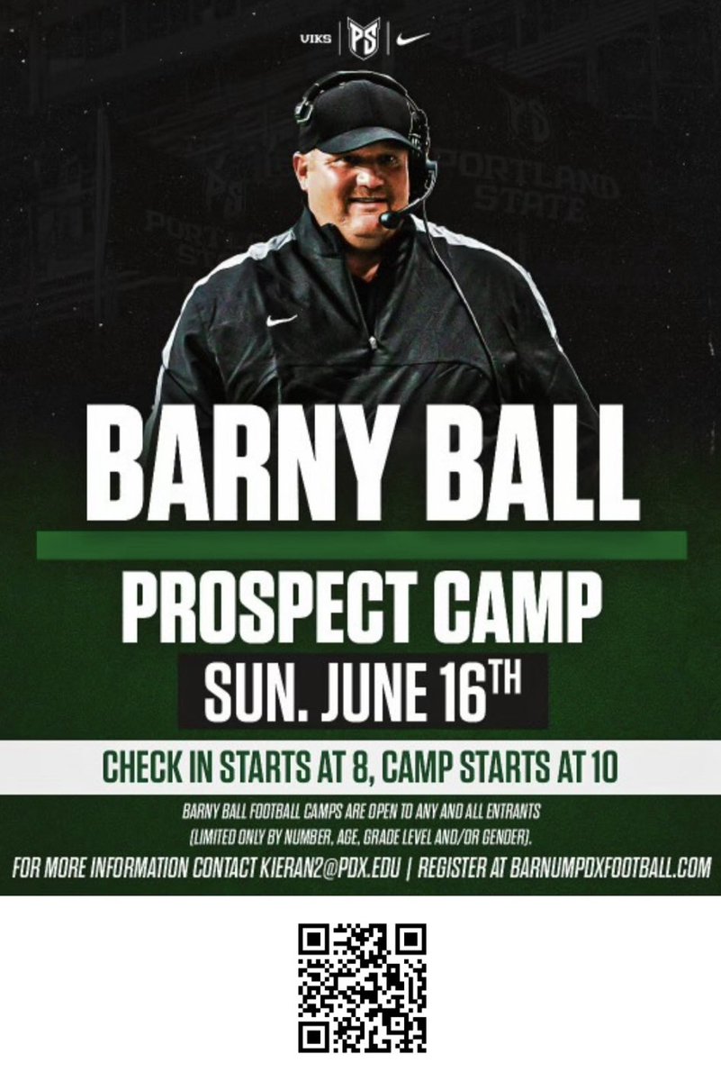 Come to camp on June 16th and get evaluated! @psuviksFB #goviks