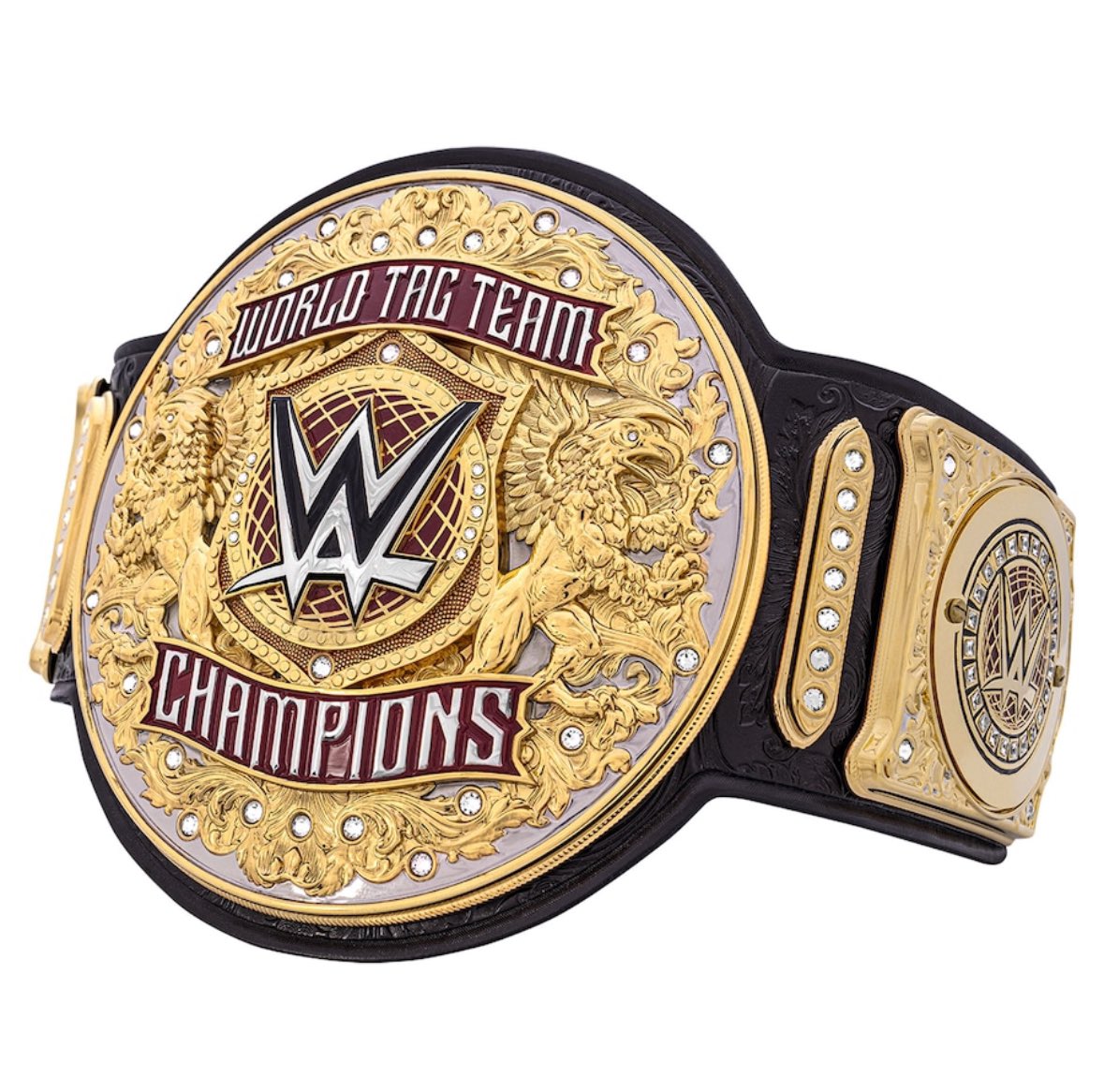 twcworldwide's tweet photo. Which new #TagTeamTitle design do you like better? The Raw #WorldTagTeamTitles or the Smackdown #WWETagTeamTitles? ๐
#WWERaw #Smackdown https://t.co/iOJUjqT1x8