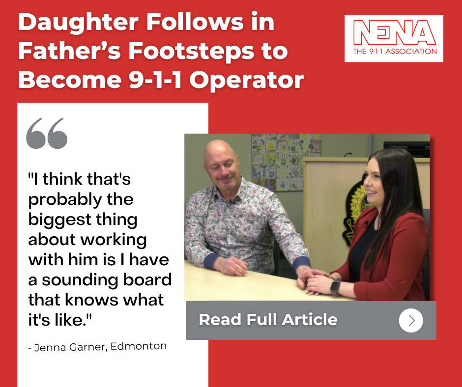 Glen Garner and his daughter Jenna have built a family legacy of dedication to public service. Stories like this are a bright spot as the nation faces an emergency communications staff shortage. edmonton.ctvnews.ca/i-ve-always-la… #WeAnswerTheCall #911Professionals #NPSTW #TCWeek