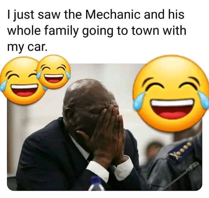 Everyone who has a car...Just know that a mechanic has shared the same driving sit with you🤣🤣