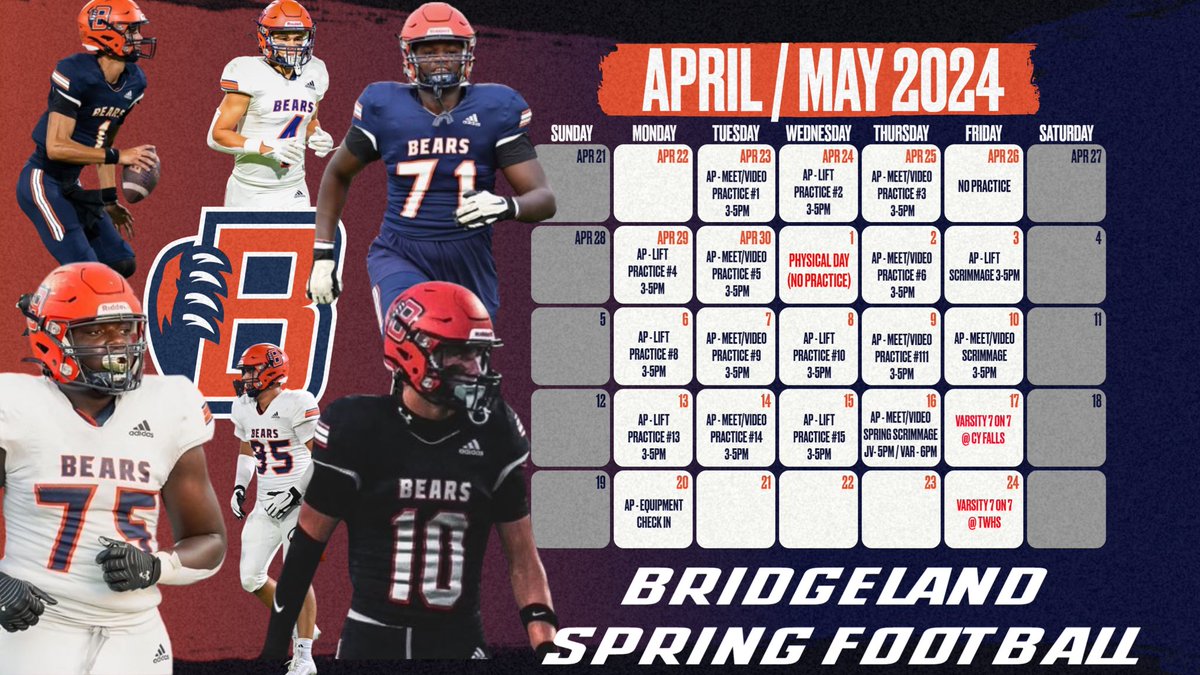 Colleges need to get out to Bridgeland HS starting next week for spring ball! Texas A&M commit @JonteNewman3 at left tackle and Oklahoma commit @ryanfodje at right tackle! These two guys are phenomenal but there’s a lot more to see 👀! We got talent at all positions!