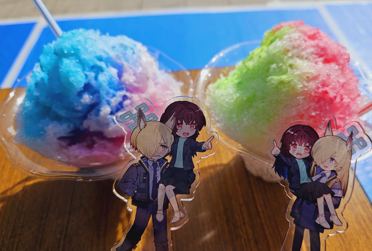 尾刃カンナ(ブルアカ) 「自慢する気満々だったのにつぶやくの忘れてた推しカプ花見してきました! 」|豊橋のイラスト