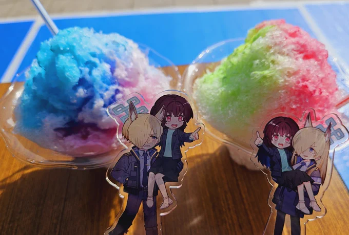 自慢する気満々だったのにつぶやくの忘れてた推しカプ花見してきました! 