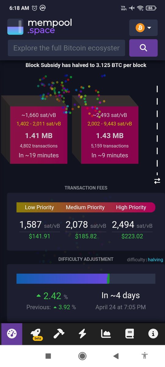 ibiswasinfo's tweet photo. #Bitcoin network fee sky rocket right after halving.
That's why #DigiByte is best...! https://t.co/vK6NzxGfwi
