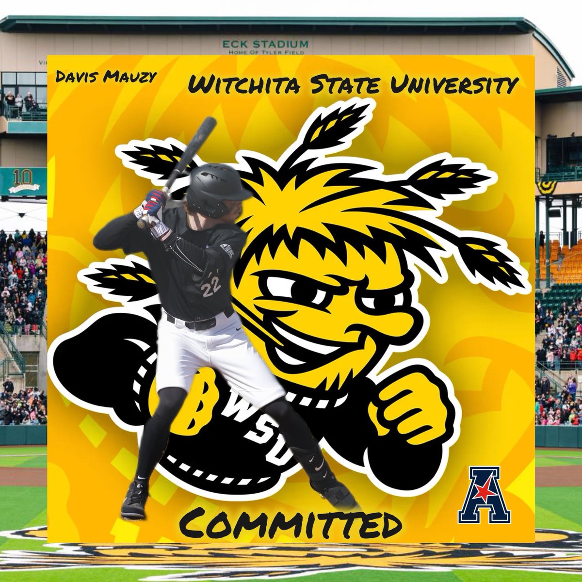 Well I knew this day was coming!! We’ve been working together for over a year now and today is the day that @DavisMauzy and I spoke about. He took the #JucoRouts and now is headed to play for @GoShockersBSB !! Congratulations nephew!!!