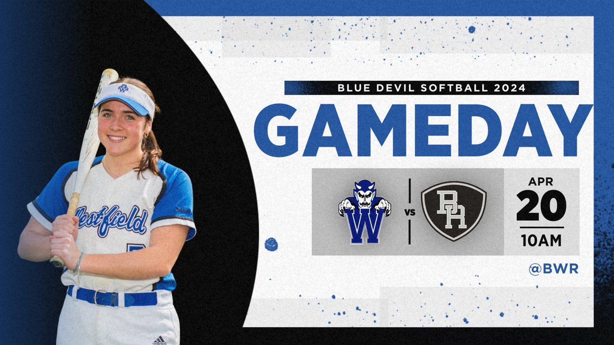 Finishing out a big week in Bridgewater on Saturday morning! Come out and support 🥎💙🤍🖤