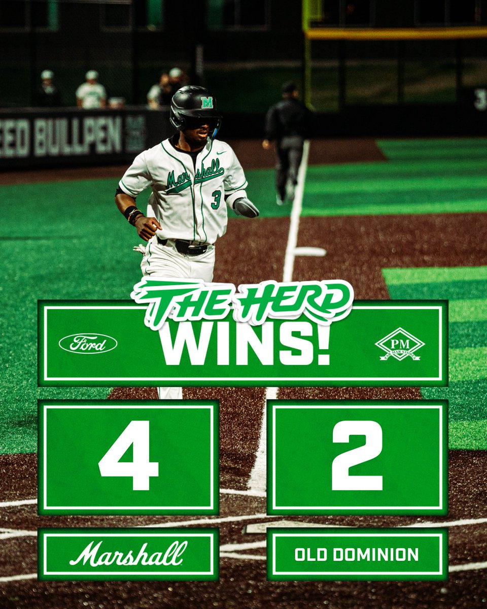 Good Guys take Game 1! 🫡 #WeAreMarshall