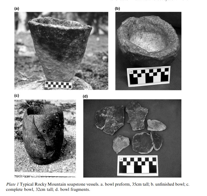 Who told you that hunter-gatherers didn't make any pottery?

Here we got some soapstone pottery from the Rocky mountains, made by the early shoshonean people.