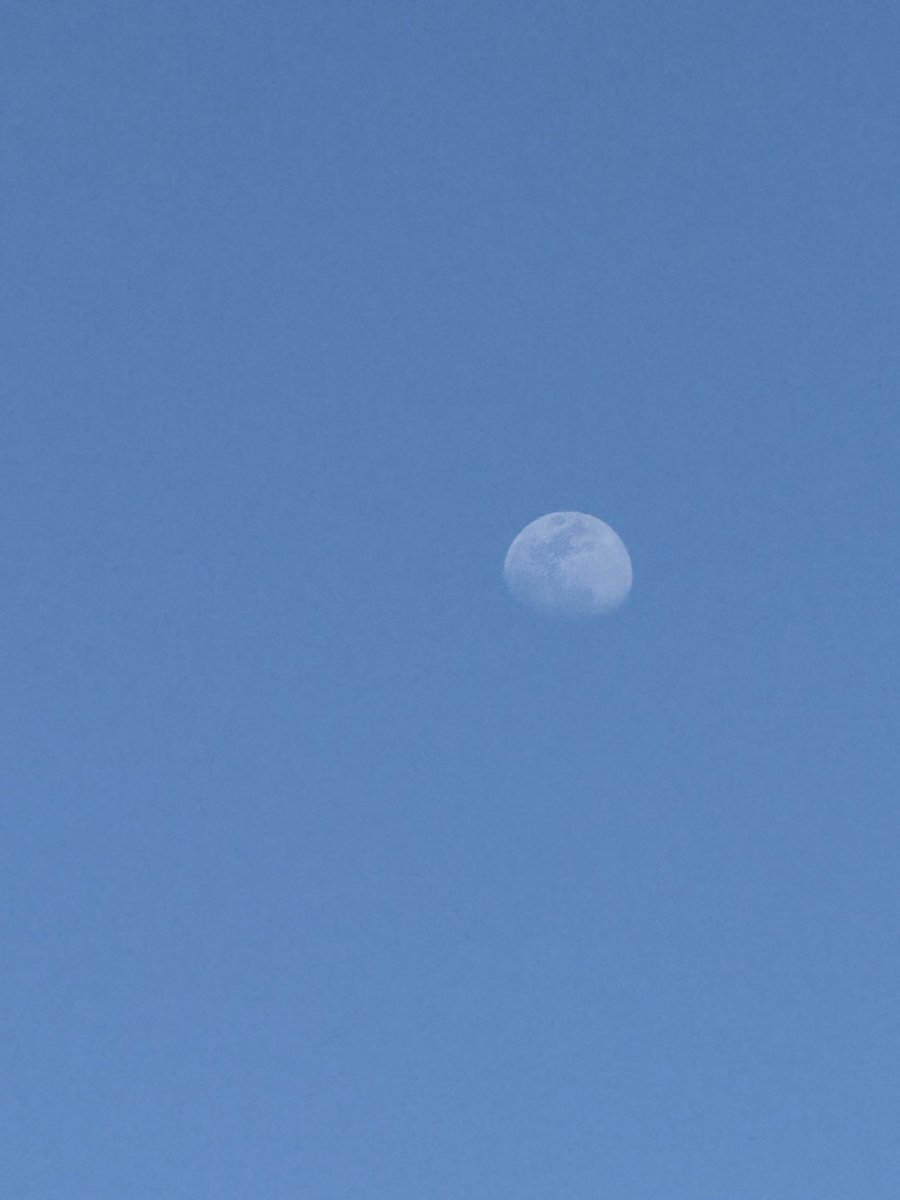 Moon over Santa Monica