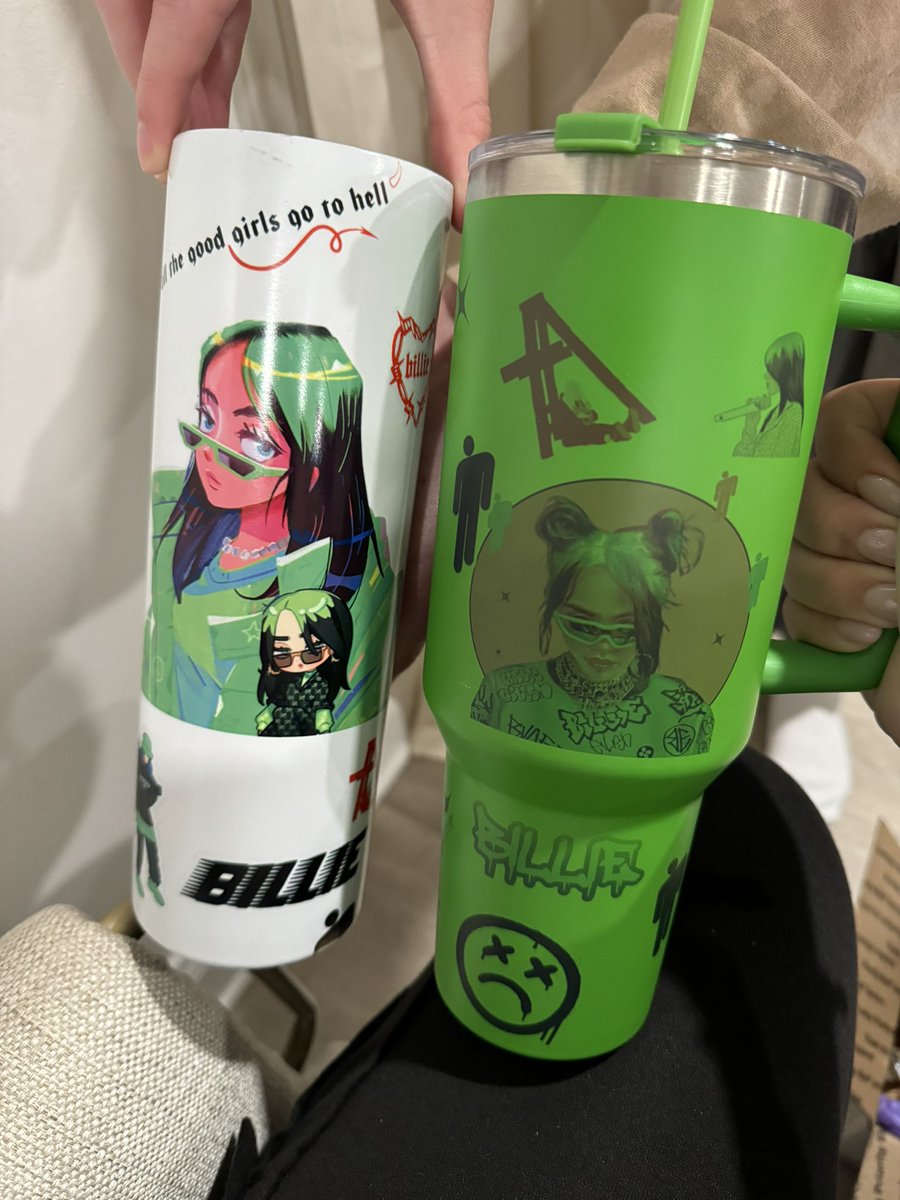 Custom tumblers from facebook.com/share/UAEJsTXi… 💚