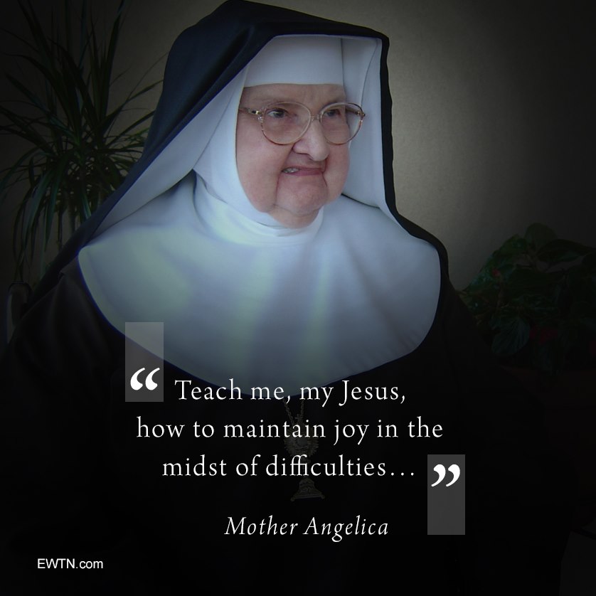 A brief, yet beautiful prayer to recite often! EWTN Foundress Mother Angelica's birthday is April 20th. She would have been 101! Learn more about her remarkable life: ewtn.com/motherangelica