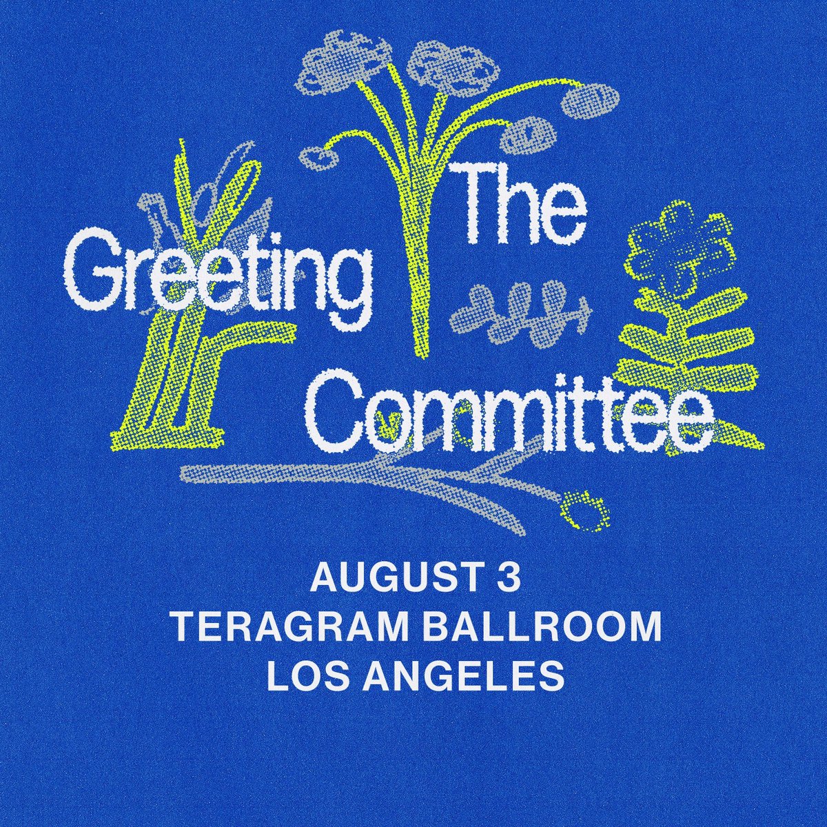 Experience The Greeting Committee live on August 3rd at Teragram Ballroom! 🎶 Grab your tickets now - link in bio! 🌟 #TheGreetingCommittee #TeragramBallroom