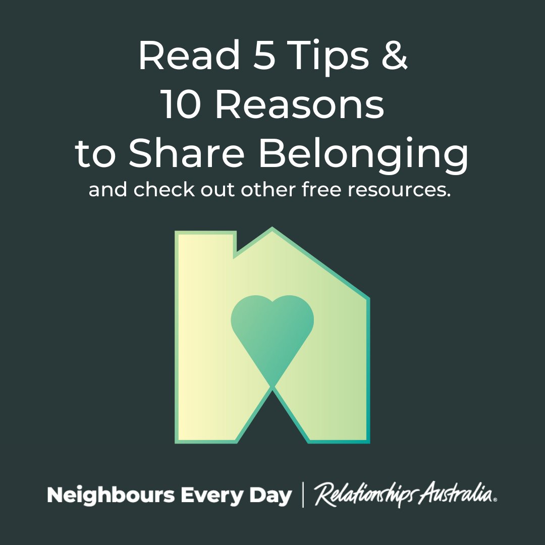 Check out 5 Tips to Share Belonging &amp; 10 Reasons to Share Belonging AND all of NED’s free Resources neighbourseveryday.org/resources/ for year-round use. Help #ShareBelonging by sharing these resources with others.