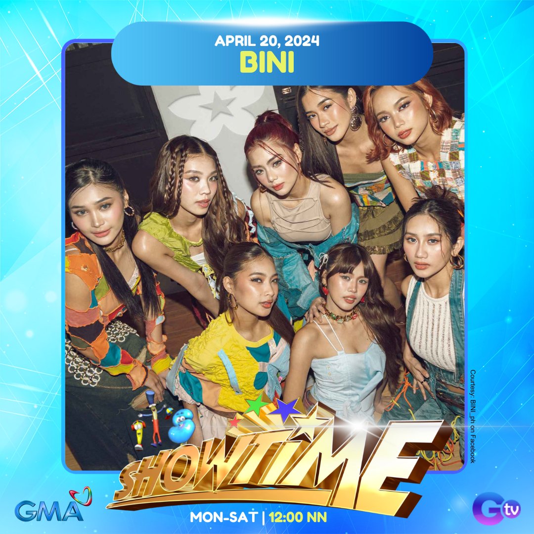 Makulay na kantahan ang hatid ng BINI ngayong Sabado sa #ItsShowtime! Kita-kits, Madlang Kapuso! 💖