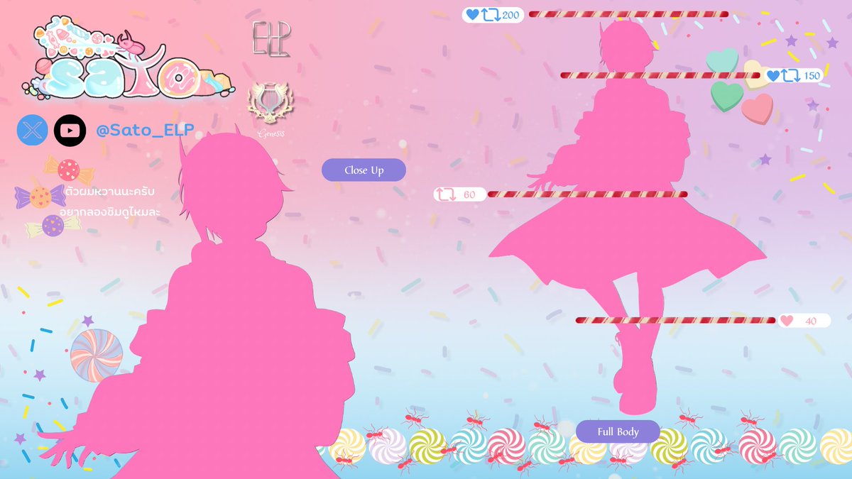 Sato 🪲🍬 『𝓔𝓛𝓟』 | Pre-Debut |VtuberTH tweet media