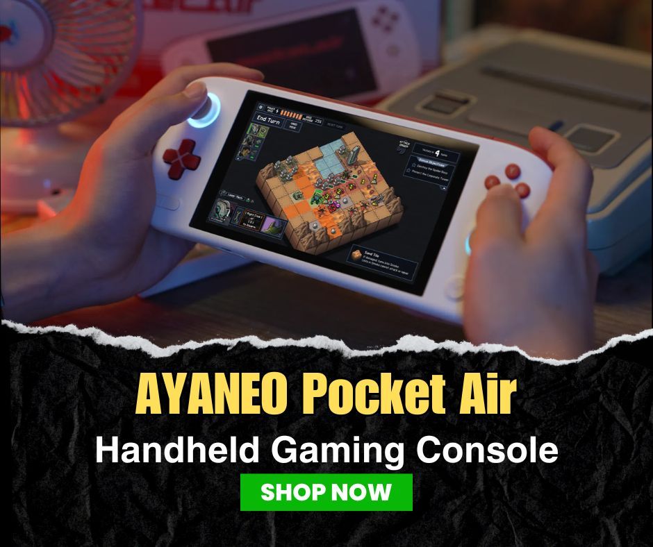 NEW! AYANEO handheld gaming consoles 

Shop now: buff.ly/3xFUj3Z 

#ayaneo #handheldconsole #handheldgaming