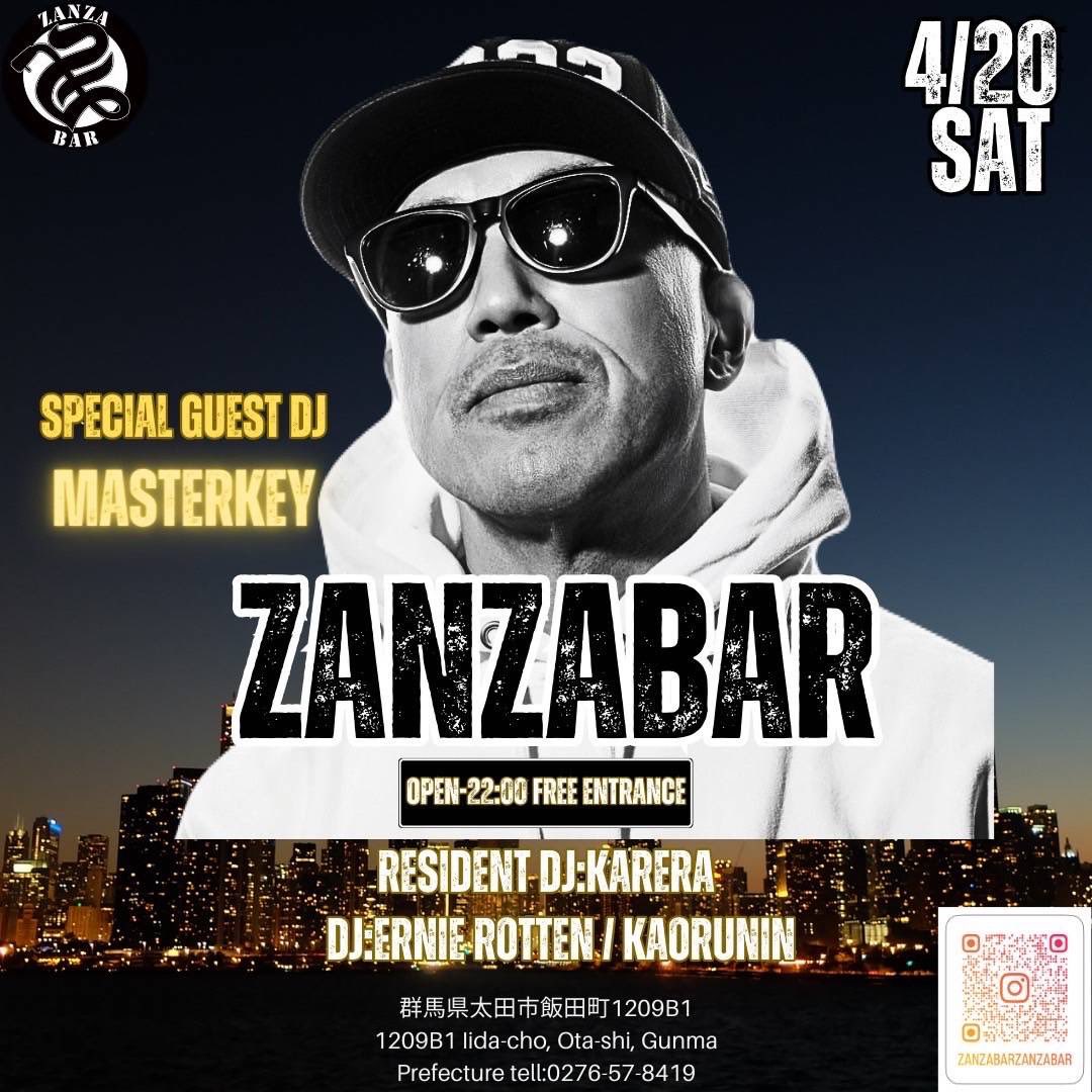 本日 #群馬県 #太田市 #ZANZABAR #hiphop #rap #randb #music #dj #club #djmasterkey 皆さん宜しくお願いします！