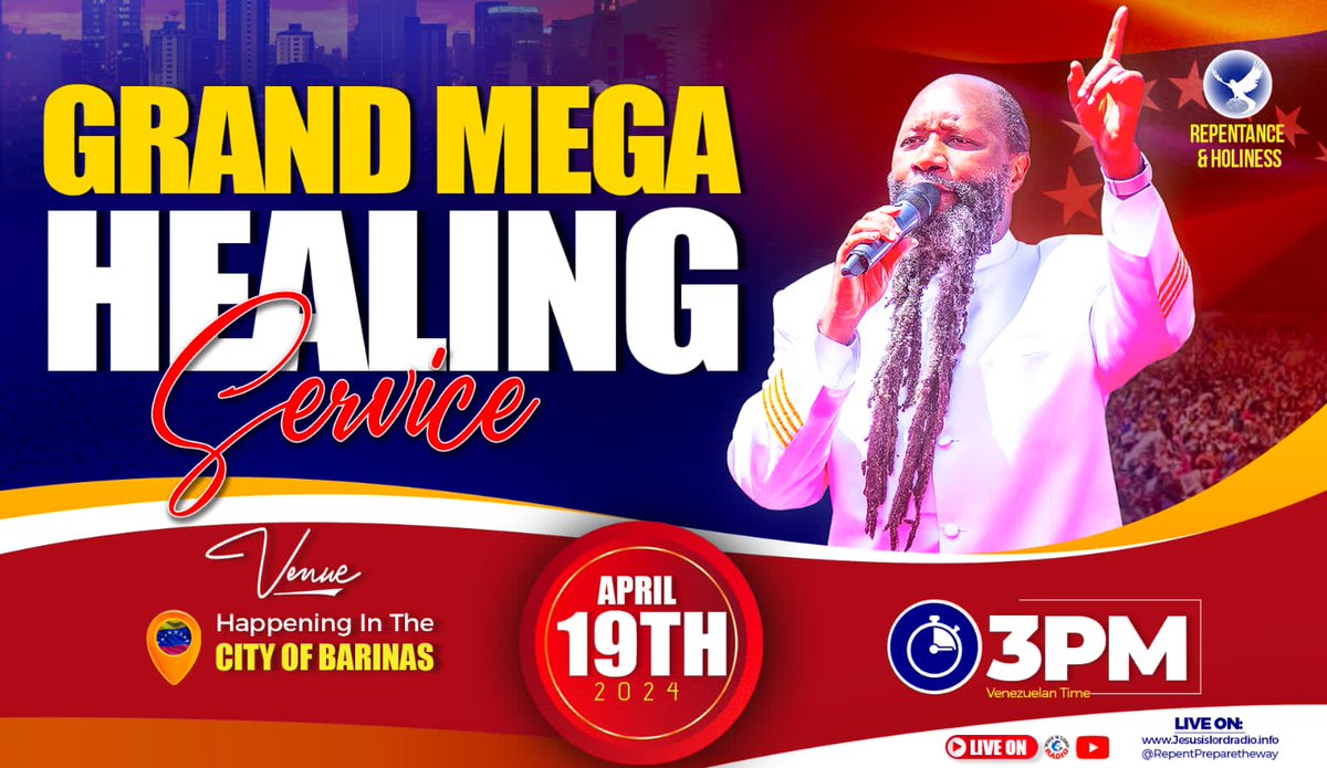 The True Gospel has been preached and now the Healing Anoiting is flowing #BarinasHealingService isn't it clearer now than before that The Servants of YAHWEH are in the church landscape ?