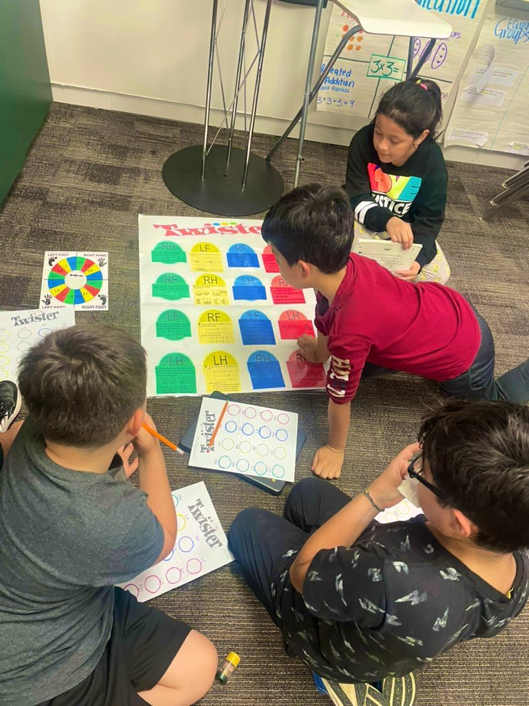 msroxanaluis's tweet photo. Our Fractions Review, Twister Edition! 🟢🟡🔵🔴 Our kids had lots of fun solving fractions and getting more practice. 🧠✏️We don’t just learn, we have fun! ✏️✨ @HumbleElemMath @MrsVelasco_HE @HumbleISD_HE #mathreview #3rdgrademath https://t.co/4UTleF0b2s