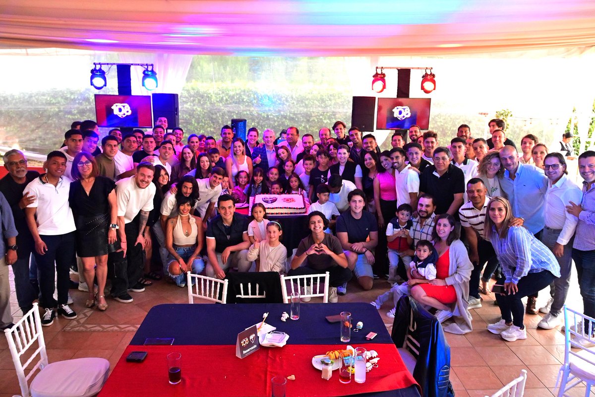 ¡Muchas felicidades familia azulgrana por estos 108 años juntos!

¡Estamos listos para la liguilla, vamos por el campeonato!

#MásFuertesQueNunca
#SerAtlante
#PotrosDeHierro