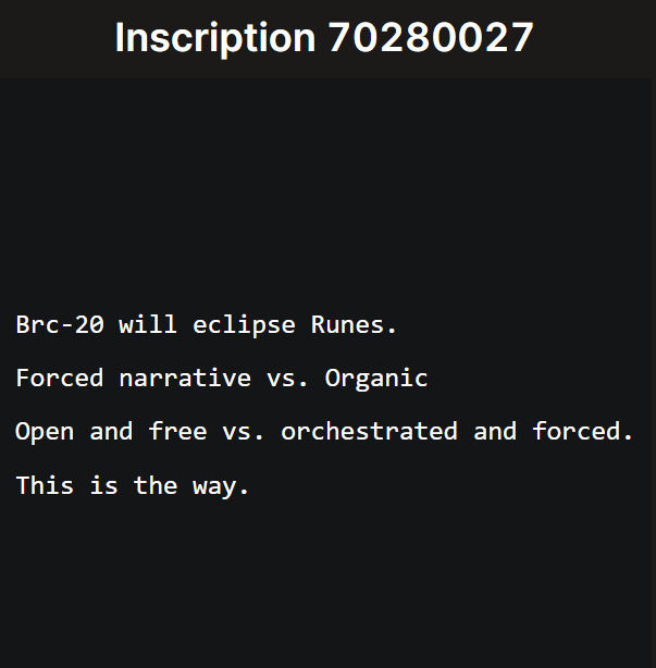 ChainRacingClub's tweet image. A message wrote into the halving block.