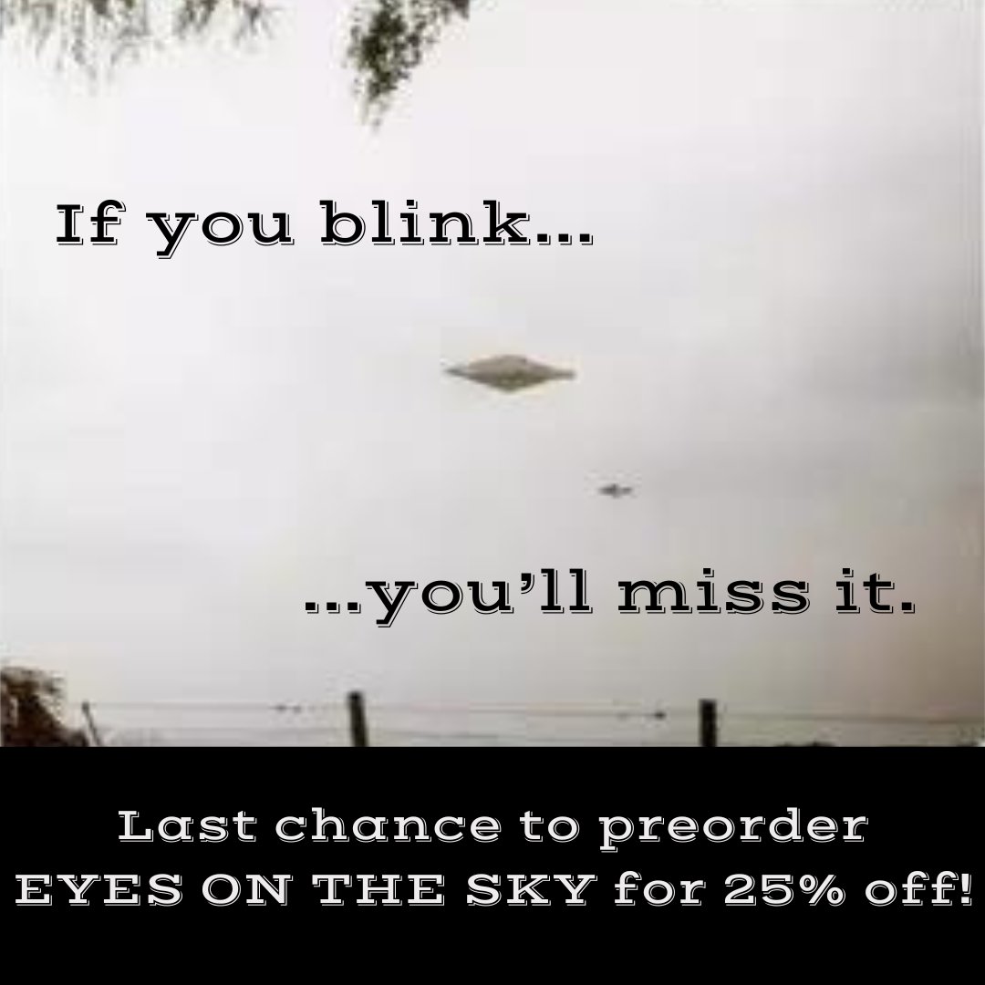 Today's the last chance to preorder EYES ON THE SKY from Barnes & Noble for 25% off (+10% off for Premium Members)! Just use the code PREORDER25 at checkout: tinyurl.com/57m3fjsn #kidlit #HistoricalFiction #Aliens #middlegrade @bnbooks @SimonKIDS