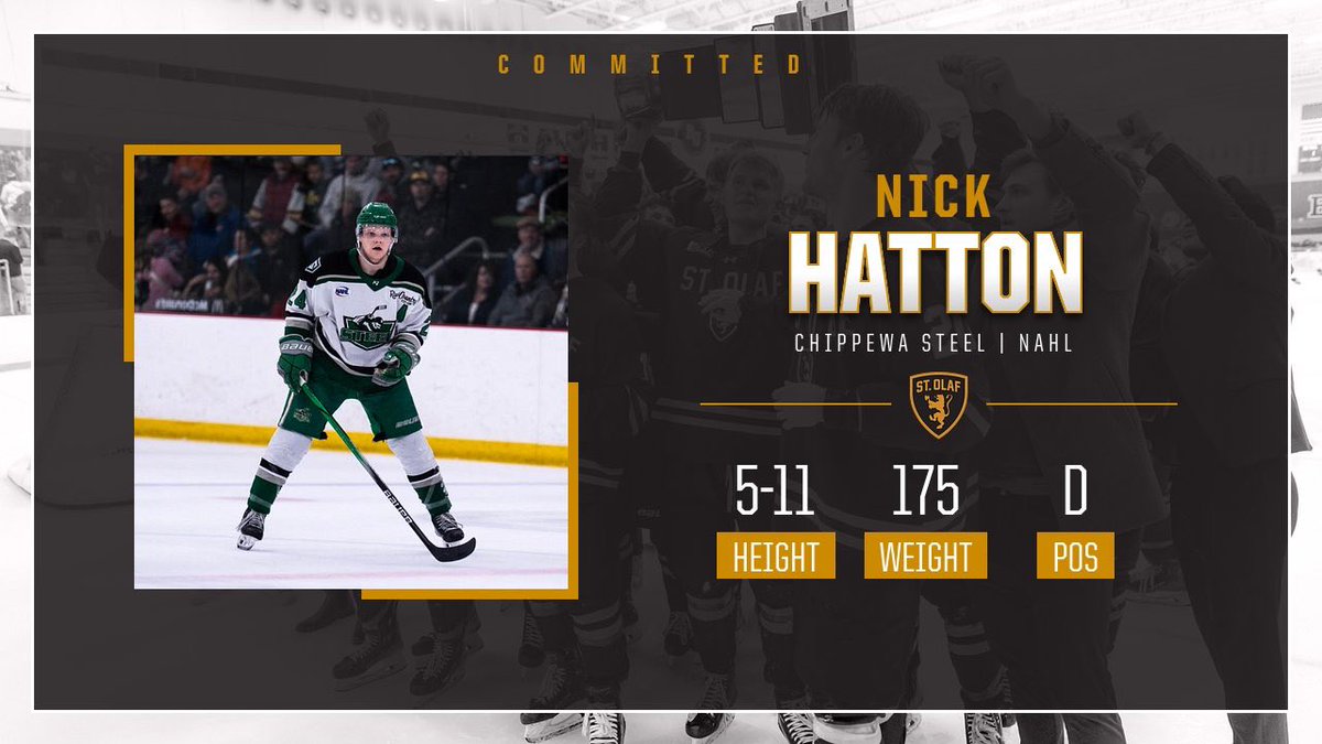 The Valley ➡️ The Hill

We are thrilled to announce our first commit in the class of 2028: Nick Hatton. 

Nick will join the Oles in the fall after spending this past season with @ChippewaSteel . Welcome to The Hill, Nick!

#UmYahYah