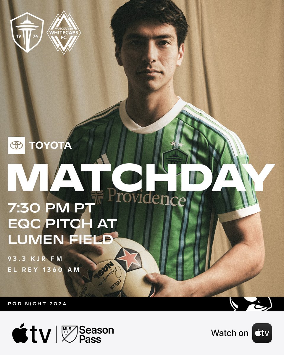 It's a Pod Night matchday in Seattle! 🙌