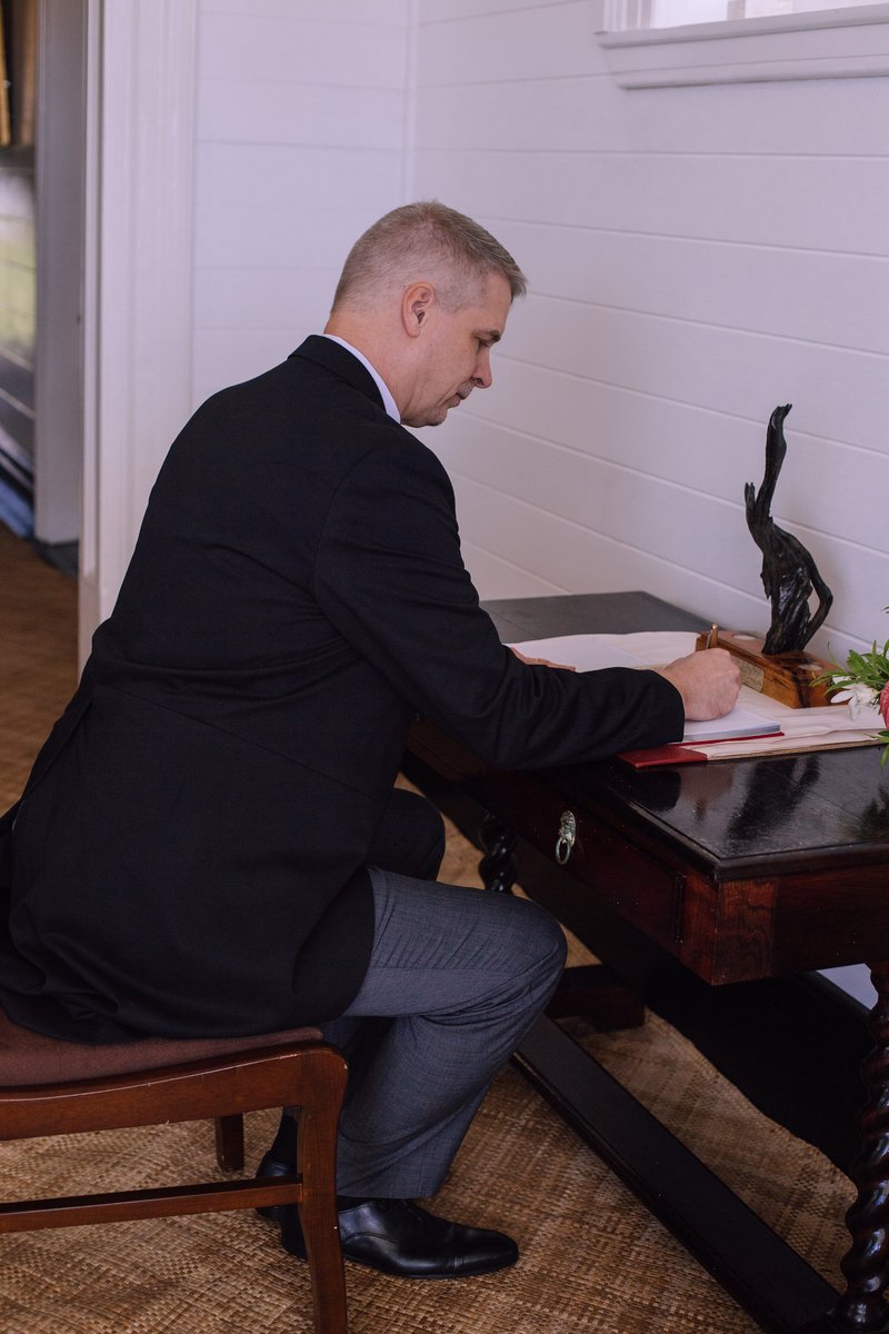 UN Fiji, Solomon Islands, Tonga, Tuvalu & Vanuatu (@uninfiji) on Twitter photo On his first official mission to Tonga 🇹🇴, UN Resident Coordinator <a href="/DirkWagenerUN/">Dirk Wagener 🇺🇳</a> had the honor of presenting his credentials to His Majesty, King Tupou VI.
Mr Wagener emphasised the enduring partnership and friendship between the UN and the people and Government of Tonga.
He On his first official mission to Tonga 🇹🇴, UN Resident Coordinator <a href="/DirkWagenerUN/">Dirk Wagener 🇺🇳</a> had the honor of presenting his credentials to His Majesty, King Tupou VI.
Mr Wagener emphasised the enduring partnership and friendship between the UN and the people and Government of Tonga.
He