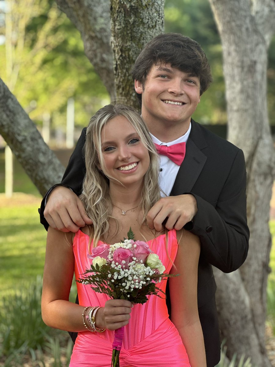 Senior Prom. Great way to wrap up a busy week for @BaylerDuncan.