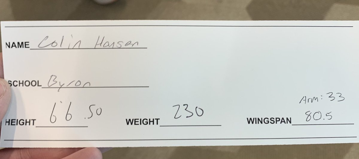 Thanks to @GoJacksFB for having me out today! Had a great day! Thanks to @SDSURogers3, @CoachBibbs52, and @J_Menage3 for spend time talking with me! Weighed 230 today 👀💪 @RyanBurnsMN @ByronMNFootball