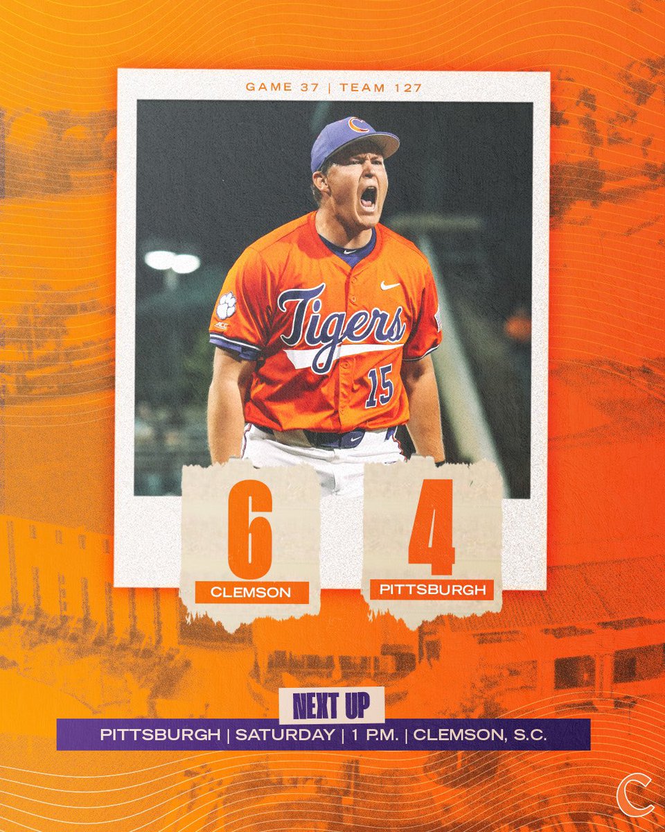 Game 1️⃣ to the TIGERS‼️

#Clemson defeats Pittsburgh on Friday night!🐅

 STORY ➡️ bit.ly/3xzj69B