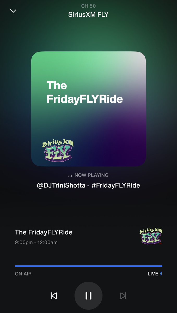 DjTriniShotta's tweet photo. I’m live on @SiriusXMFLY  on @SiriusXMFLY CH 50 for the #FridayFLYRide with @thehappyhourwHB

LETS GOOO!!!!!🔥🔥🔥 https://t.co/5UdJtf7rv1