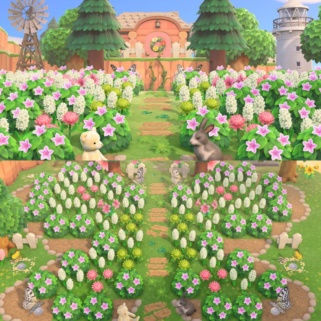 honeydew’s butterfly garden 🌷✨🦋💖 #acnh #AnimalCrossing #AnimalCrossingNewHorizons