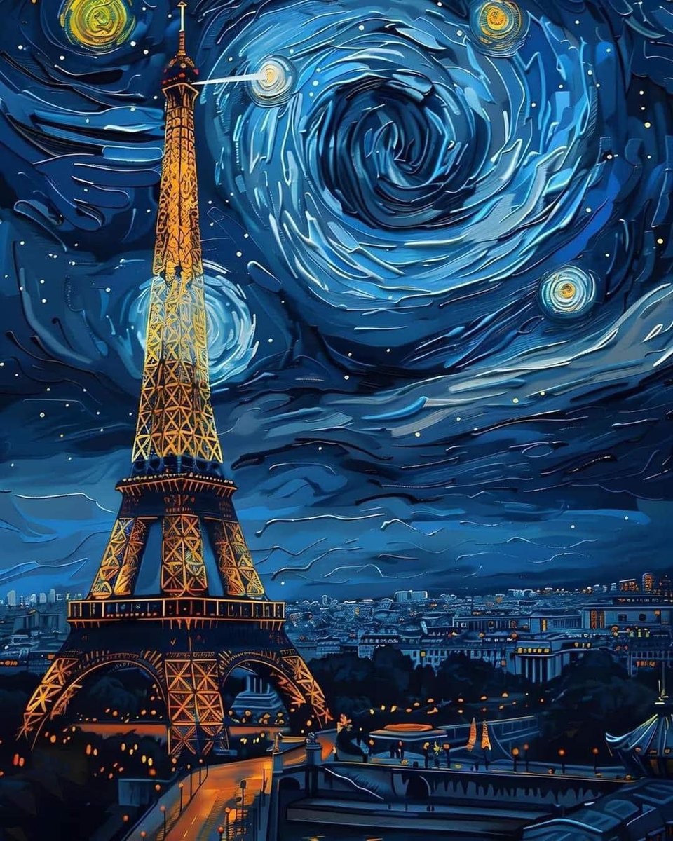 París de noche estrellada…