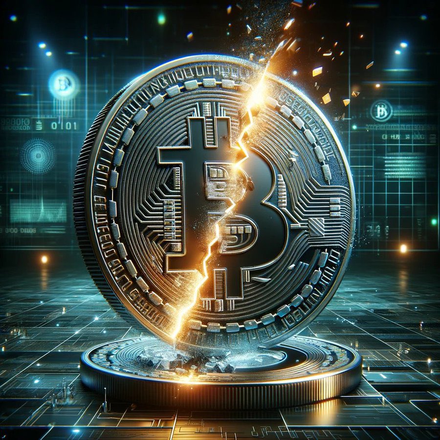 billionsbtcs's tweet photo. 4ème #Bitcoin halving :
█████████ 100% 🚀 avec
840.000 Blocks de Vérité
Rendez-vous en 2028✅
Joyeux BTC halving day 🥳
#BitcoinHalving2024
#cryptobillions, Learn and Earn ✅ https://t.co/8QU3SSLlBO