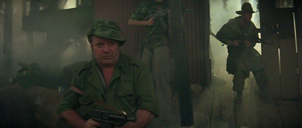 I keep forgetting that there is an entire scene in Apocalypse Now where they come across French troops in the jungle