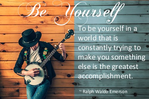 “To be yourself in a world that is constantly trying to make you something else is the greatest accomplishment.” ~ Ralph Waldo Emerson pioneerthinking.com/to-be-yourself… #quotes