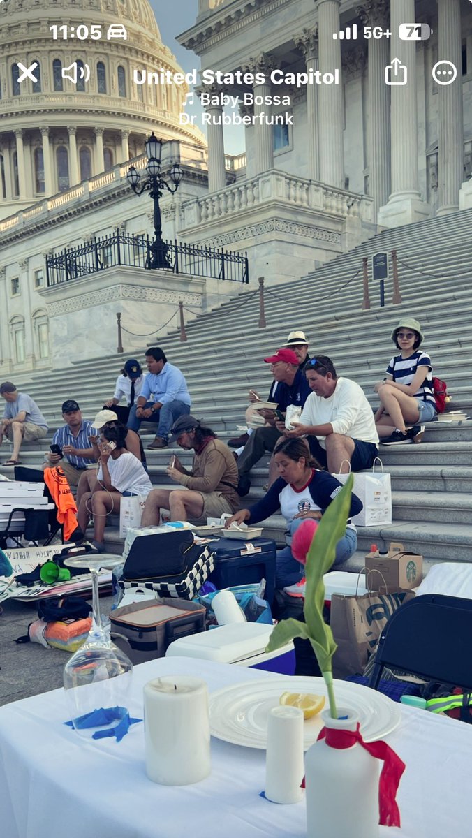 Thank you @chefjoseandres for feeding our nation’s Veterans and their families as we slept on steps of our nation’s Capitol for 5 nights and 6 days. On 8/10/22 we changed history and in the process you made sure we were fed. 🙏🏽@ReserveOrg @VVAmerica #pactact