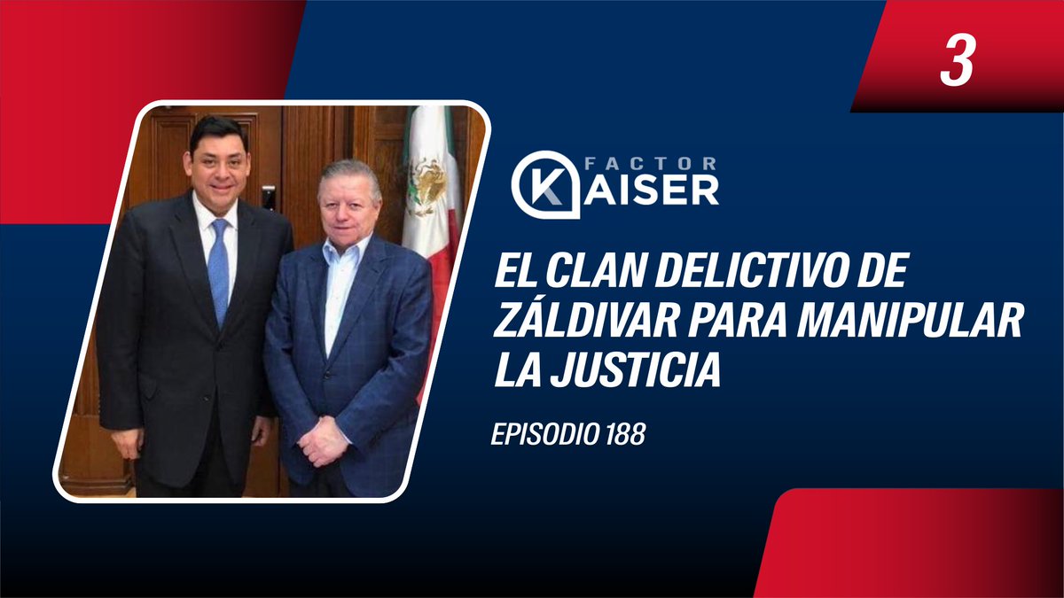 Así funcionaba la Red de Corrupción de Zaldívar: Presionaba a jueces y magistrados para resolver temas de interés del gobierno, ofreciendo jugosos premios o duros castigos Tema 3 de 10 en LAS 10 EN 10 de esta semana en @factor_kaiser ENTRA AQUÍ 👇🏼 youtu.be/PUsNOLrGnyw?si…